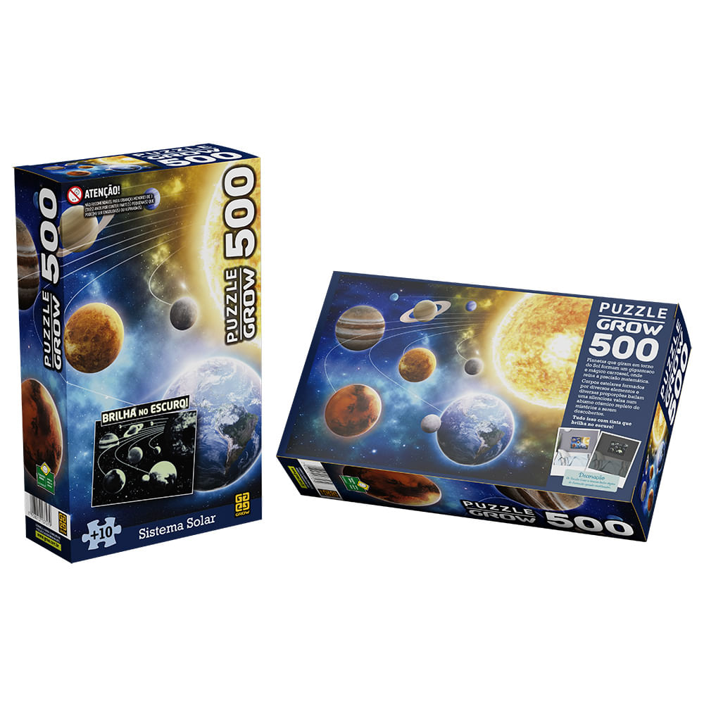 Quebra-Cabeça 500 Peças - Sistema Solar