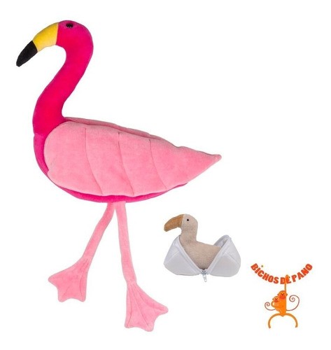 Flamingo Grávida - com 1 filhote