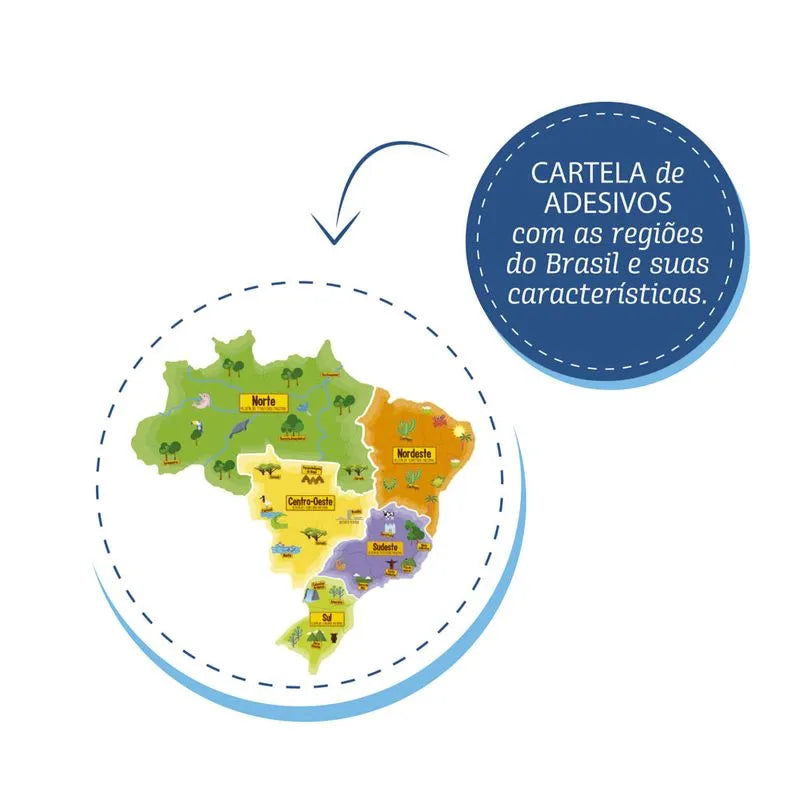 Mapa do Brasil 3D