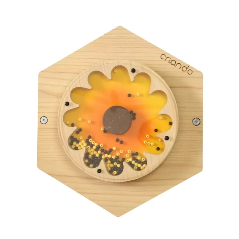 Painel Sensorial Colmeia - Girassol