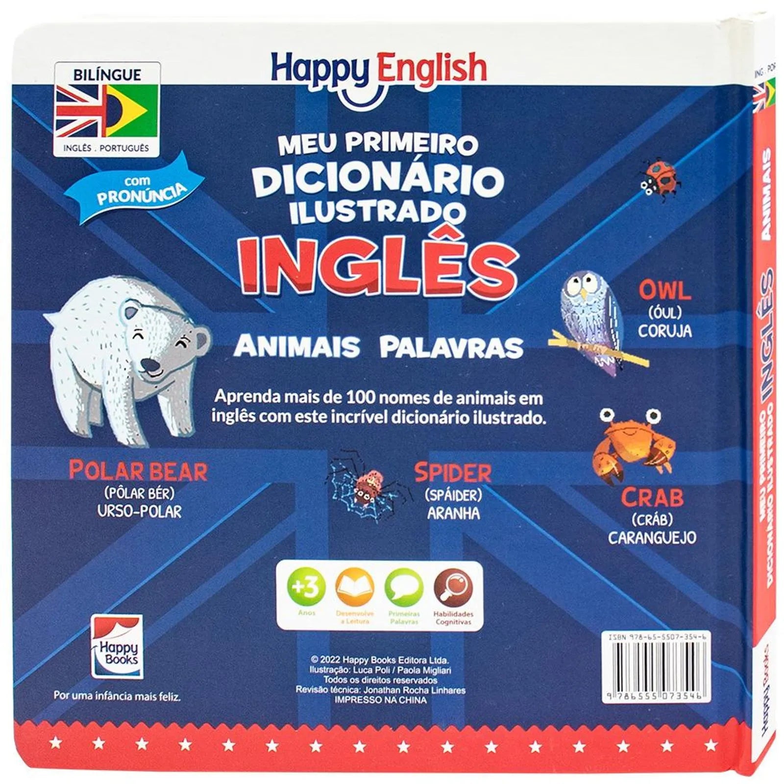 Happy English Meu Primeiro Dicionário Ilustrado: Animais