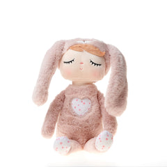 Boneca Angela Plush Ana Coelha Rosa 33cm