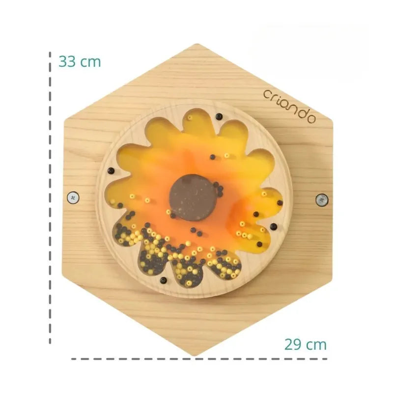 Painel Sensorial Colmeia - Girassol
