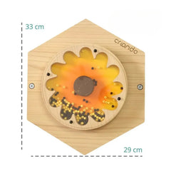Painel Sensorial Colmeia - Girassol