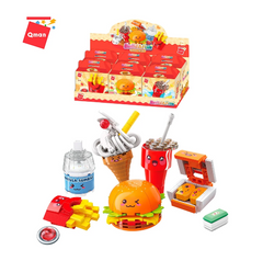 Bloco De Montar Set Build E Fun Fast Food - Surpresa