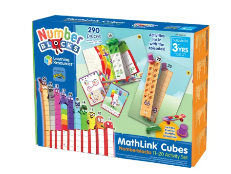 Cubos Matemáticos Number Blocks 11 ao 20