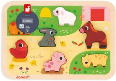 Encaixa-formas 3D – Animais na Fazendinha