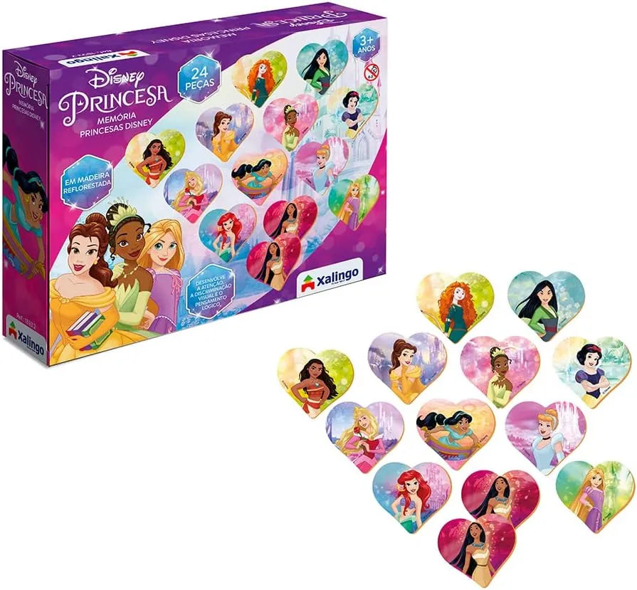 Jogo Da Memoria Princesas Disney