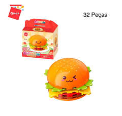 Bloco De Montar Set Build E Fun Fast Food - Surpresa