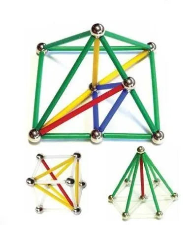 Magstix Kit Geometria - 81 Peças