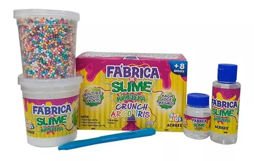 Fábrica de Slime Kimeleka - Crunch Arco Íris