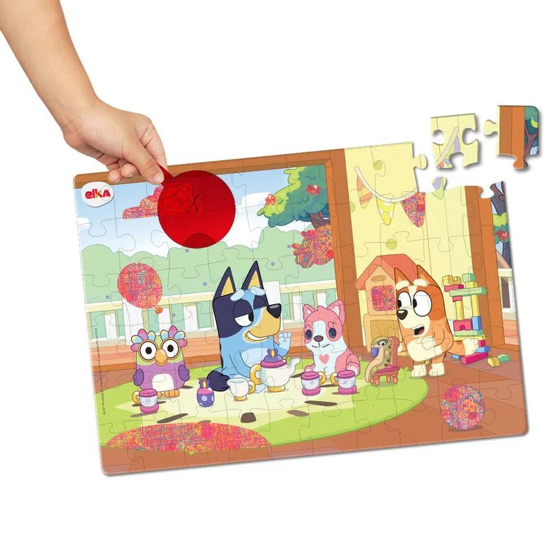 Puzzle Play 60 Peças - Lente Mágica Bluey