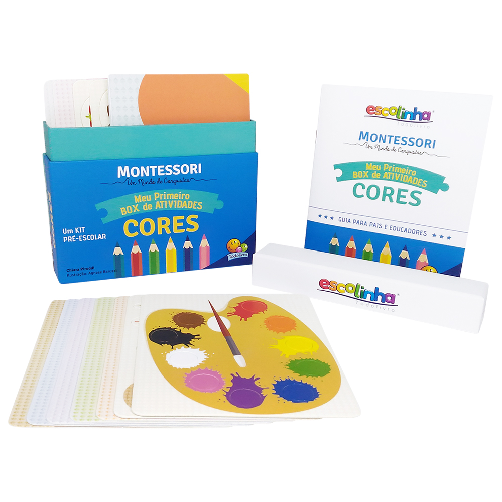 Escolinha Montessori - Meu Primeiro Box De Atividades... Cores