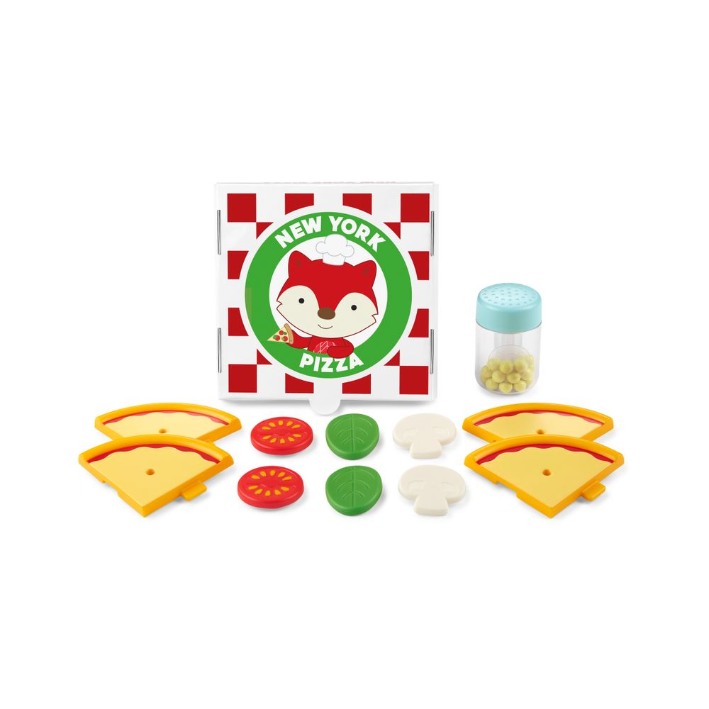 Brinquedo Interativo Coleção Comidinhas Kit Monte Sua Pizza Zoo