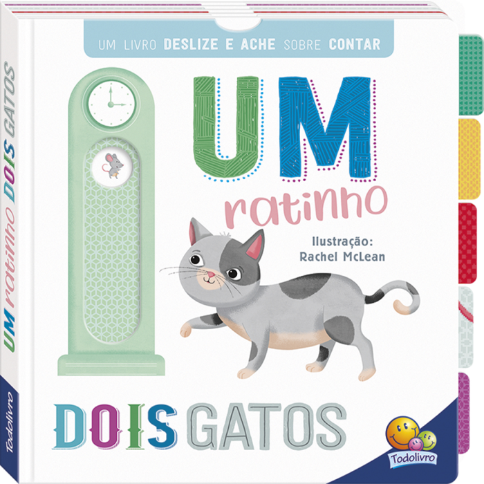 Primeiros Conceitos Deslize e Ache Um Ratinho, Dois Gatos