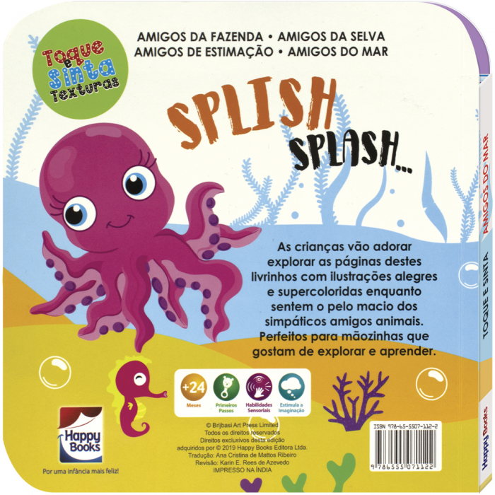 Toque e Sinta as Texturas - SPLISH-SPLASH!