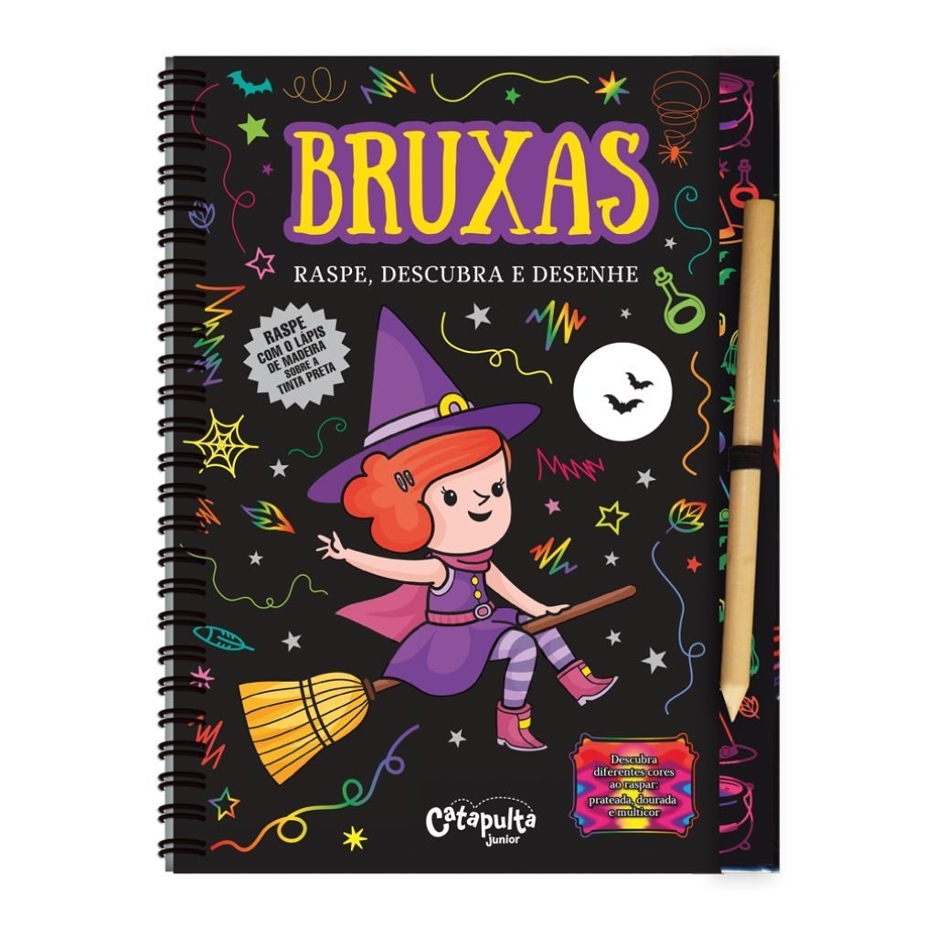 Bruxas - Raspe, Descubra e Desenhe