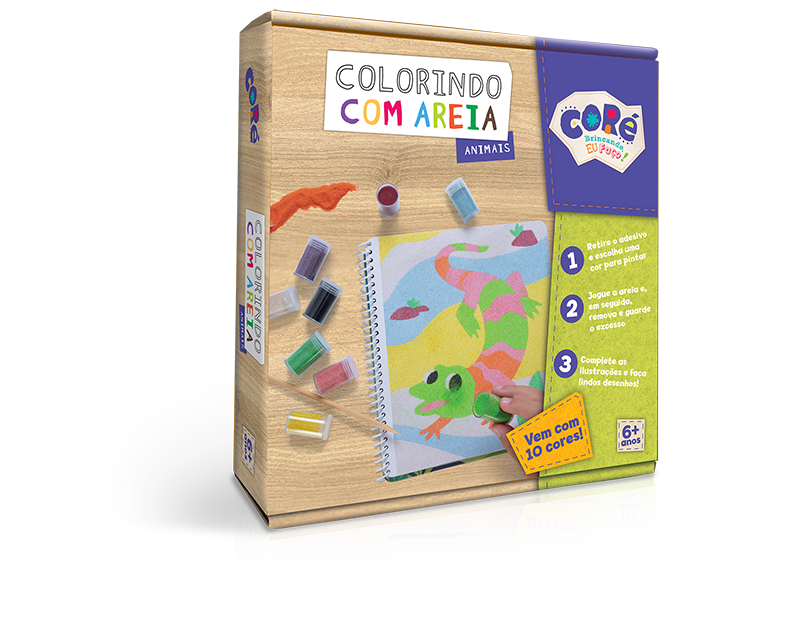 Colorindo com Areia - Animais