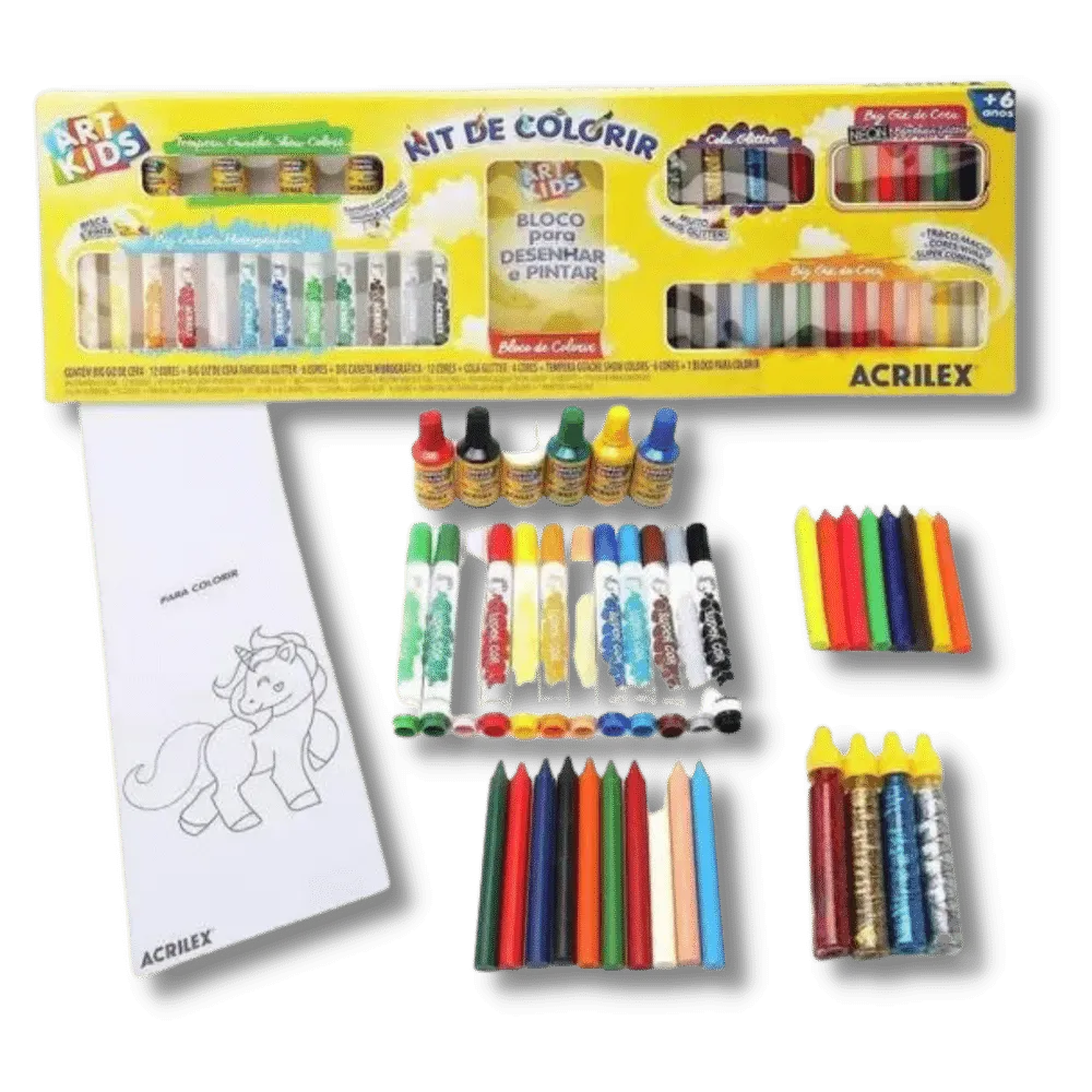 Kit de Colorir - Art Kids